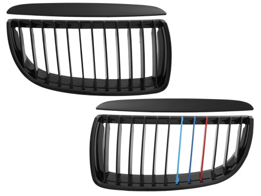 ATRAPA GRILL LISTWA BMW 3 E90 E91 TUNING BLACK POŁ