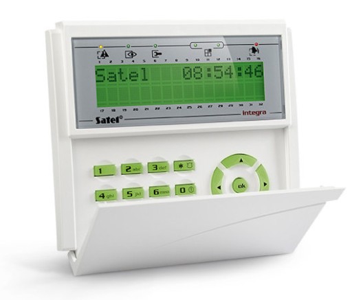 ALARM INTEGRA-32 SATEL LCD INTELIGENTNY ALARM, DOM