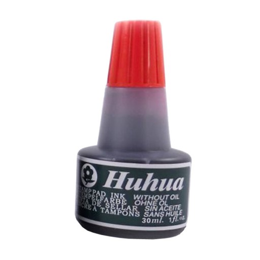 T123 TUSZ DO STEMPLI HUHUA 30ML CZERWONY