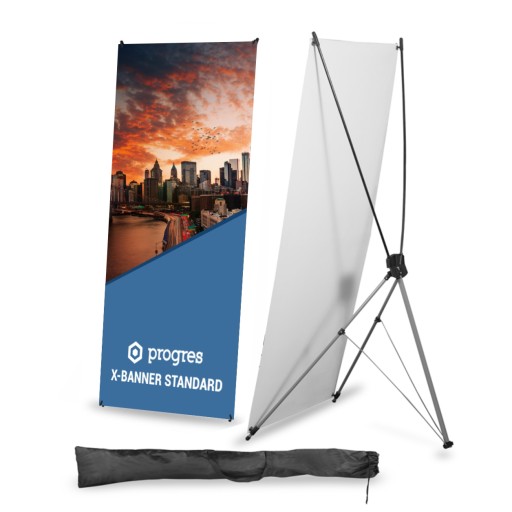 X-BANNER STANDARD 80x180 cm STAND X BANER ROLL UP