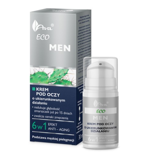 ECO MEN krem pod oczy dla Panów 6 w 1 Ava