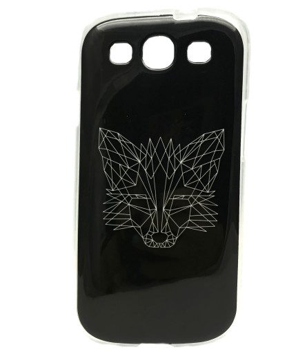 ETUI SAMSUNG GALAXY S3 CZARNY LIS TRIANGLE