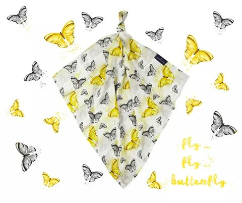 Bambooline pieluszka/otulacz bambusowy MOTYL 120cm