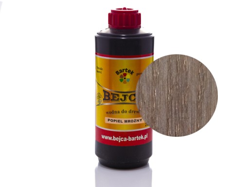 Bejca wodna do drewna POPIEL MROŹNY pigment 200ml