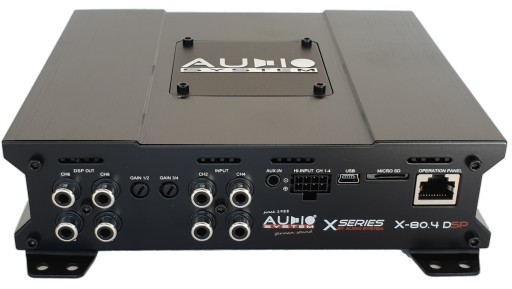 Audio System X80.4 DSP 8-kan.procesor+4x150W RMS