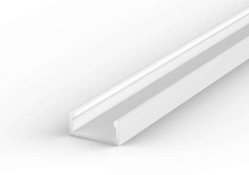 PŁASKI PROFIL ALUMINIOWY LED BIAŁY 1m + SZYBKA