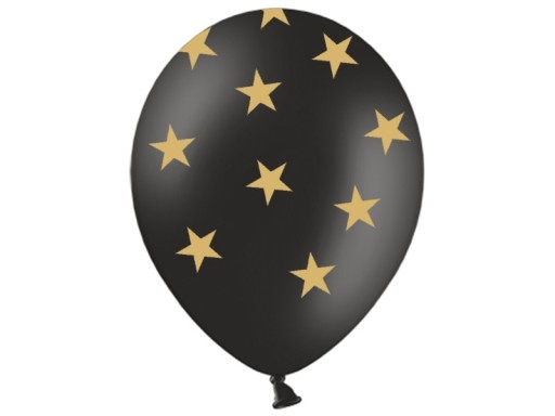 Balony Gwiazdki, 30 cm, urodziny, 5szt