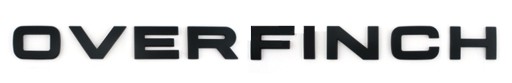 EMBLEMAT RANGE LAND ROVER OVERFINCH CZARNY MAT