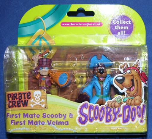 SCOOBY DOO FIGURKI 2 SZT ZAŁOGA PIRATÓW