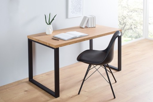 BIURKO BLACK Desk 120cm Dab / Czarny mat NEW