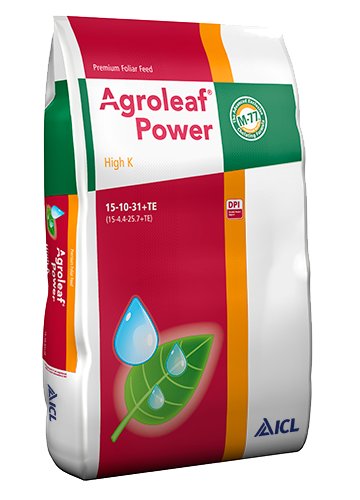 Agroleaf Power High K 15+10+31+TE POTASOWY 2 KG