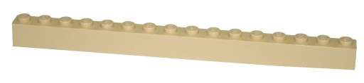 LEGO BELKA 1X16 BEŻOWA PIASKOWA, TAN NR 2465