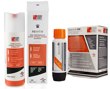 Dermatologiczny zestaw Szampon Revita+ Spectral RS leczy łysienie,rzadkie