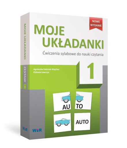 MOJE UKŁADANKI - Zestaw 1 - dwie sylaby otwarte