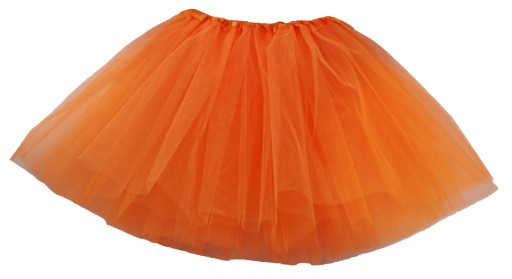 *SPÓDNICZKA TIULOWA SPÓDNICA TUTU 40 CM pomarańcz