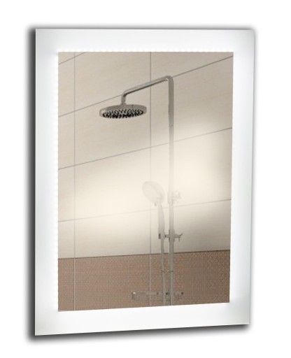 LUSTRO PODŚWIETLANE LED biały zimny 60X90 CM