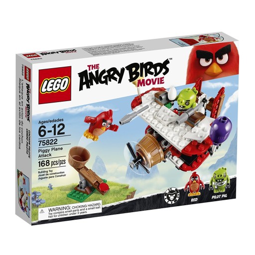 LEGO ANGRY BIRDS 75822 ATAK SAMOLOTEM ŚWINEK