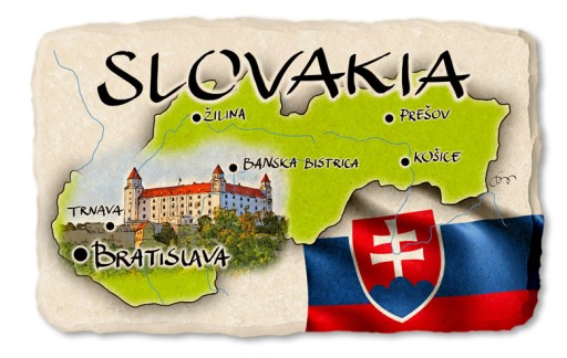 SŁOWACJA SLOVAKIA magnes na lodówkę kamień 495