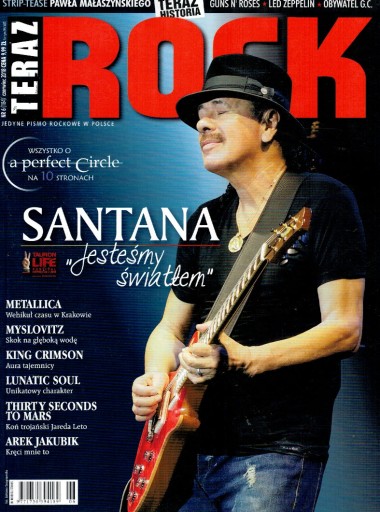 TYLKO ROCK NR 6/2018 Santana Metallica