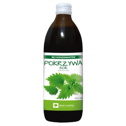 ALTER MEDICA - SOK Z POKRZYWY 500ml, pokrzywa