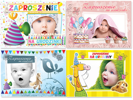 zaproszenie na roczek, urodziny + kalendarz gratis