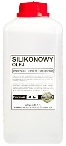 OLEJ SILIKONOWY 1000ml SILIKON SMAR 1litr do 200C