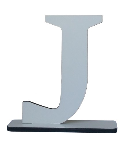 LITERY DREWNIANE J 18CM - DEKORACJE ŚLUB IMIONA