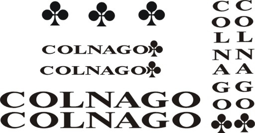 COLNAGO naklejki na rower 144-2R RÓŻNE KOLORY