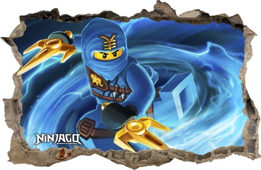 NAKLEJKI NA ŚCIANĘ Dziura LEGO NINJAGO 89 115x75cm