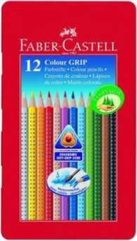 Faber-Castell Kredki akwarelowe 2001 GRIP 12 kolorów metalowe etui