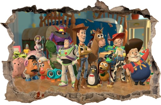 NAKLEJKI NA ŚCIANĘ Dziura TOY STORY 18 70x46 cm