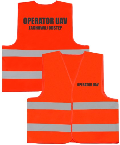 KOSZULKA OCHRONNA OPERATOR UAV CZARNY ODBLASK - M