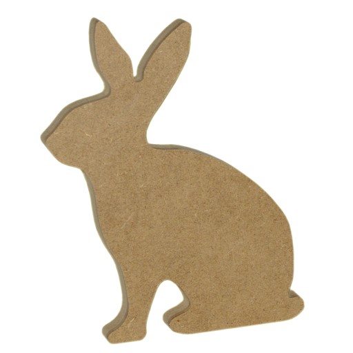 MDK Zając siedzący 2 MDF 18mm 240mm (039)
