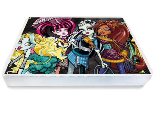 OPŁATEK NA TORT A4 Monster High Frankie Draculaura