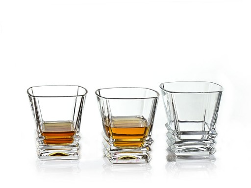 Bohemia Rocky kryształowe szklanki do whisky