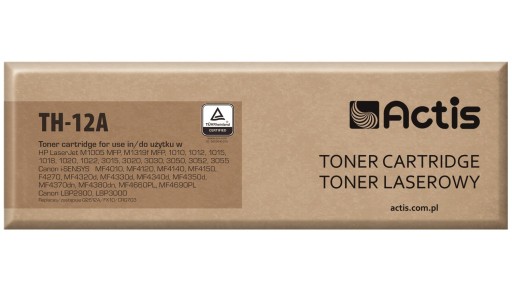 Toner Actis do HP TH-12A czarny HP Q2312A 2000 stron Canon FX-10 CRG-703