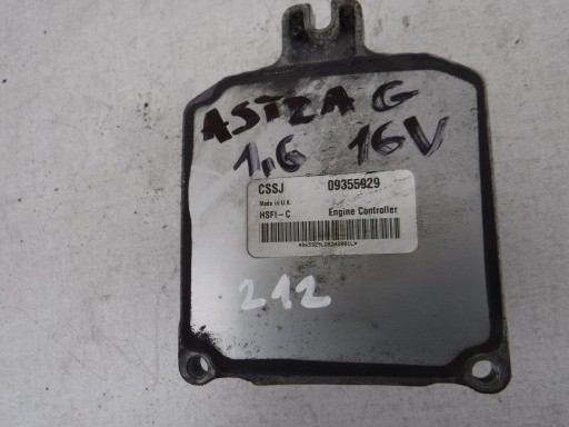 Компьютер opel astra g 1.6 16v cssj [10]1 - фото