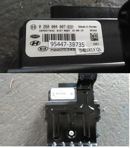 Kia sportage iv 2016-18 модуль ecu 95447-3b7351 - фото