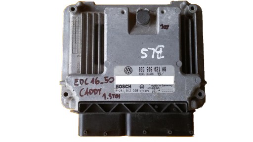 Ecu vw кадди 1.9 03g906021aq 0281012390 дописать1 - фото