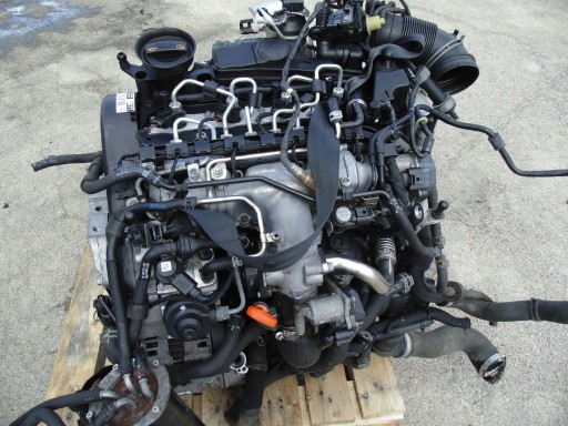 Vw seat skoda двигатель 2.0 tdi cba cbab комплектный1 - фото