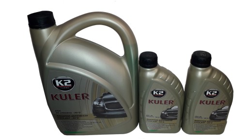 K2 kuler жидкость до радиаторы 7l -35 зеленый 5l+2l1 - фото