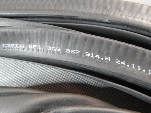 VW PASSAT B8 gasket door right rear part 3G9867914H
