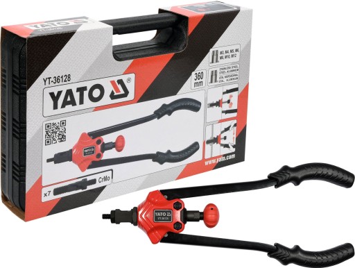 YATO РУЧНИЙ ПРИВІД КЛЕПКИ М3-М12 YT-36