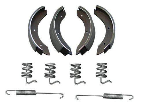 1045 - Гальмівні колодки + пружини Peitz 160x35 R160-76