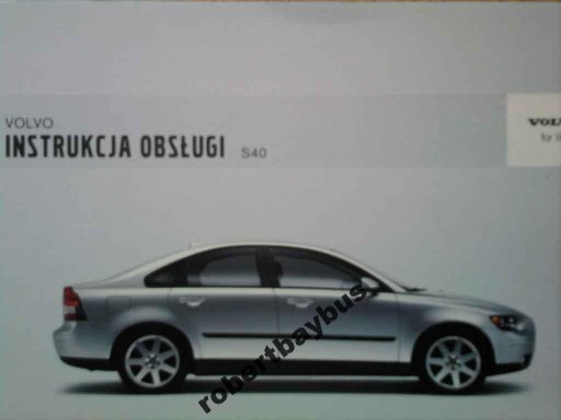 INSTRUKCJA OBSUGI VOLVO S40 2005 PDF