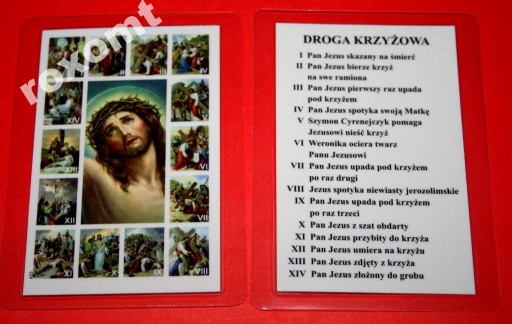 Droga Krzyzowa Obrazek Sceny Stacje Jezus Krzyz 5097099500 Allegro Pl