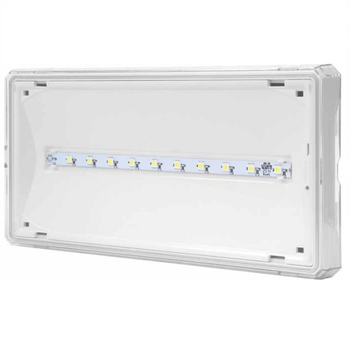 Núdzové svietidlo EXIT IP65 1W 1h núdzové biele LED