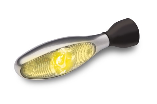 127400 - Поворотник Kellermann Micro хром матовий світлодіодний яскравий