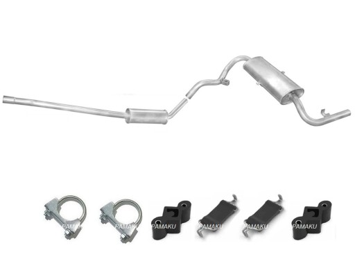 LADA NIVA 1.6 (1978-1995) СРЕДНИЙ+КОНЦЕВОЙ ГЛУШИТЕЛЬ