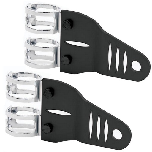 220-985 - Крепление лампы фары алюминий черный 51-54